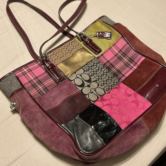 Coach Patchwork Tote Bag - Multicolor - Picture 12 of 12